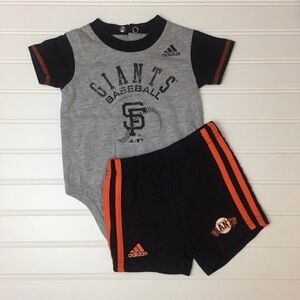 Adidas Giants Baseball Baby Outfit